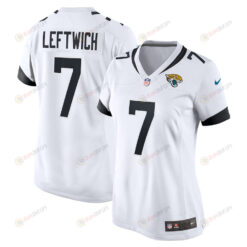 Byron Leftwich 7 Jacksonville Jaguars Women's Retired Game Jersey - White