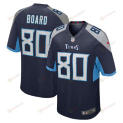 C.J. Board 80 Tennessee Titans Home Game Player Jersey - Navy