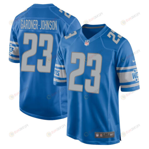 C.J. Gardner-Johnson 23 Detroit Lions Game Men Jersey - Blue