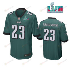 C.J. Gardner-Johnson 23 Philadelphia Eagles Super Bowl LVII Game Player Men Jersey - Green