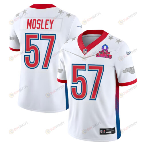 C.J. Mosley 57 Jets Pro Bowl 2023 Patch Men Jersey - White