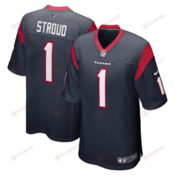 C.J. Stroud Houston Texans 2023 NFL Draft First Round Pick Game Jersey - Navy