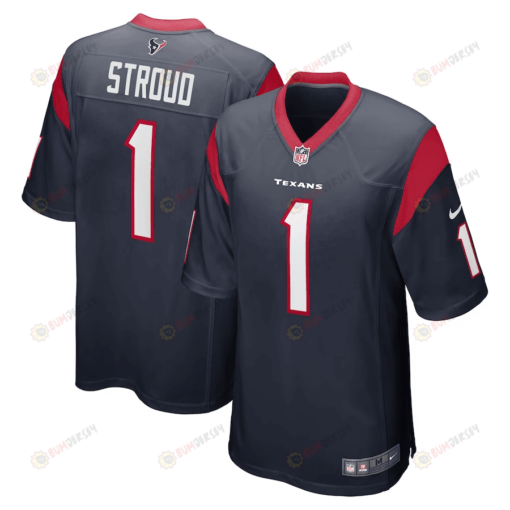 C.J. Stroud Houston Texans 2023 NFL Draft First Round Pick Game Jersey - Navy