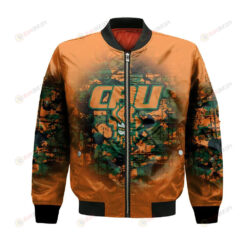 CBU Capers Bomber Jacket 3D Printed Camouflage Vintage