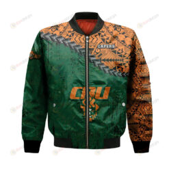 CBU Capers Bomber Jacket 3D Printed Grunge Polynesian Tattoo