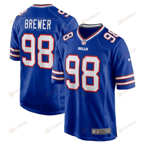 CJ Brewer Buffalo Bills Player Game Jersey - Royal