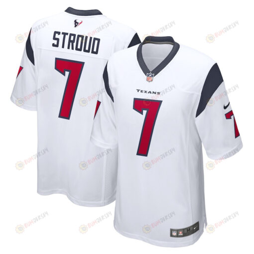 CJ Stroud 7 Houston Texans 2023 Draft First Round Pick Game Men Jersey - White