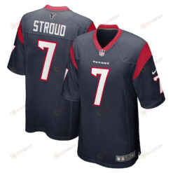 CJ Stroud 7 Houston Texans Youth 2023 Draft First Round Pick Game Jersey - Navy
