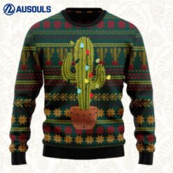 Cactus Christmas Ugly Sweaters For Men Women Unisex