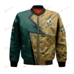 Cal Poly Mustangs Bomber Jacket 3D Printed Abstract Pattern Sport