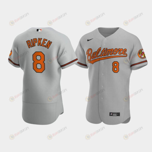 Cal Ripken 8 Jr. Baltimore Orioles Gray Road Jersey Jersey