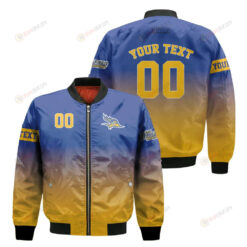 Cal State Bakersfield Roadrunners Fadded Bomber Jacket 3D Printed