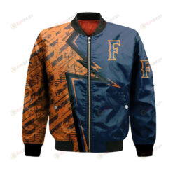 Cal State Fullerton Titans Bomber Jacket 3D Printed Abstract Pattern Sport