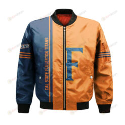 Cal State Fullerton Titans Bomber Jacket 3D Printed Half Style