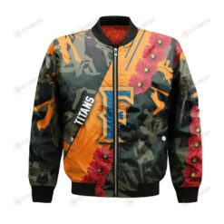 Cal State Fullerton Titans Bomber Jacket 3D Printed Sport Style Keep Go on