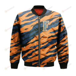 Cal State Fullerton Titans Bomber Jacket 3D Printed Sport Style Team Logo Pattern