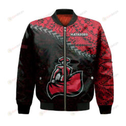 Cal State Northridge Matadors Bomber Jacket 3D Printed Grunge Polynesian Tattoo