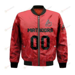 Cal State Northridge Matadors Bomber Jacket 3D Printed Team Logo Custom Text And Number