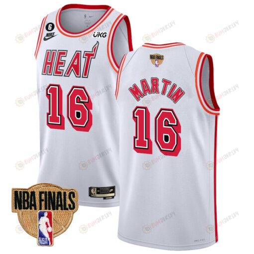 Caleb Martin 16 Miami Heat Final Champions 2023 Swingman Jersey - Classic Edition - White