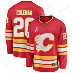 Calgary Flames Blake Coleman 20 Home 2022 Stanley Cup Final Breakaway Men Jersey - Red