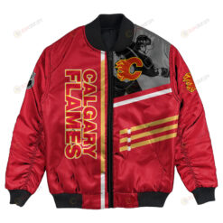 Calgary Flames Bomber Jacket 3D Printed Personalized Hockey For Fan