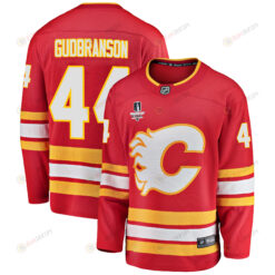 Calgary Flames Erik Gudbranson 44 Home 2022 Stanley Cup Final Breakaway Men Jersey - Red