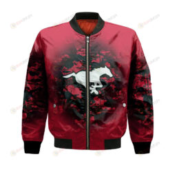 Calgary Stampeders Bomber Jacket 3D Printed Camouflage Vintage