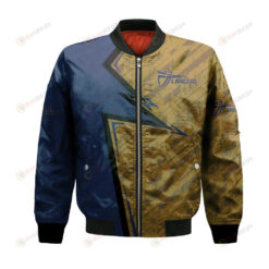California Baptist Lancers Bomber Jacket 3D Printed Abstract Pattern Sport