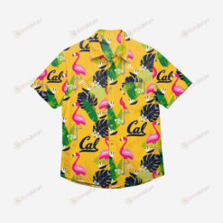 California Bears Floral Button Up Hawaiian Shirt