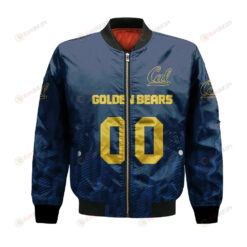 California Golden Bears Bomber Jacket 3D Printed Team Logo Custom Text And Number