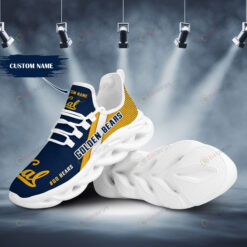 California Golden Bears Logo Pattern Custom Name 3D Max Soul Sneaker Shoes