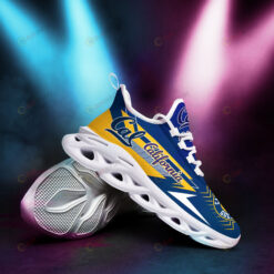 California Golden Bears Logo Stripe Pattern Blue 3D Max Soul Sneaker Shoes