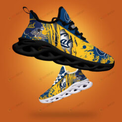 California Golden Bears Logo Torn And Splatter Pattern 3D Max Soul Sneaker Shoes