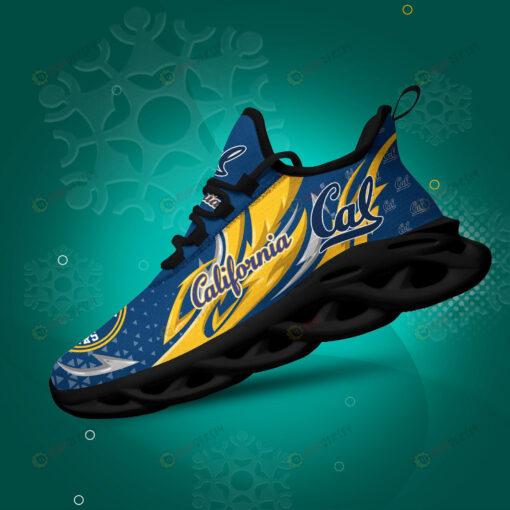 California Golden Bears Logo Triangle Pattern 3D Max Soul Sneaker Shoes