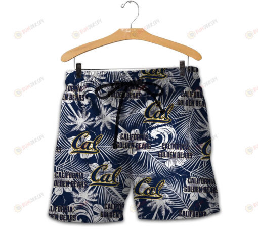 California Golden Bears Men Shorts Tropical Seamless