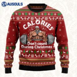 Calories Don? Count During Christmas Ugly Sweaters For Men Women Unisex