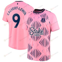 Calvert-Lewin 9 Everton 2022/23 Away Player Men Jersey - Pink