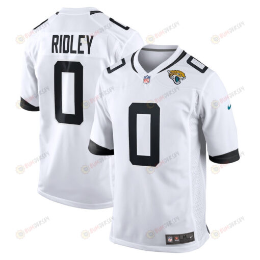 Calvin Ridley 0 Jacksonville Jaguars Men's All Jersey - White