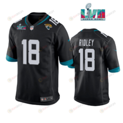 Calvin Ridley 18 Jacksonville Jaguars Super Bowl LVII Super Bowl LVII Men's Jersey- Black
