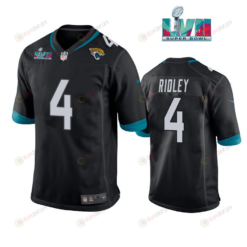 Calvin Ridley 4 Jacksonville Jaguars Super Bowl LVII Super Bowl LVII Men's Jersey- Black