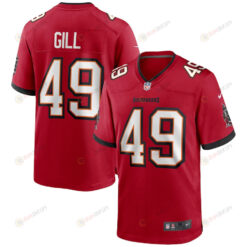 Cam Gill 49 Tampa Bay Buccaneers Game Jersey - Red
