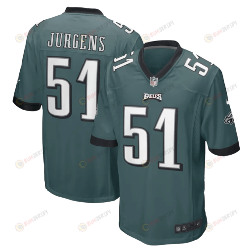 Cam Jurgens Philadelphia Eagles Game Player Jersey - Midnight Green