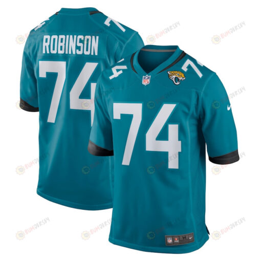 Cam Robinson 74 Jacksonville Jaguars Men's Jersey - Teal