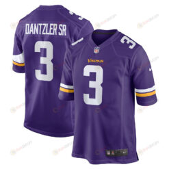 Cameron Dantzler 3 Minnesota Vikings Game Jersey - Purple