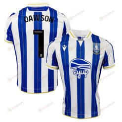 Cameron Dawson 1 Sheffield Wednesday FC 2023-24 Home Men Jersey - Blue