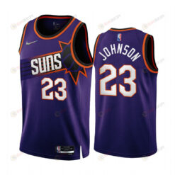 Cameron Johnson 23 Phoenix Suns 2022-23 Purple Icon Edition Jersey 75th