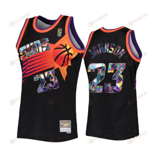 Cameron Johnson 23 Phoenix Suns 75th Anniversary Diamond Jersey Black