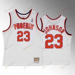 Cameron Johnson 23 Phoenix Suns Alternate White Hardwood Classics Jersey