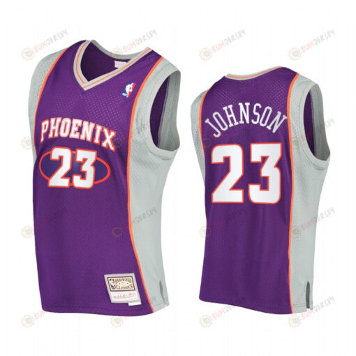Cameron Johnson 23 Phoenix Suns Hardwood Classics Jersey Purple