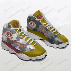 Camo Florida State Seminoles Air Jordan 13 Sneakers Sport Shoes